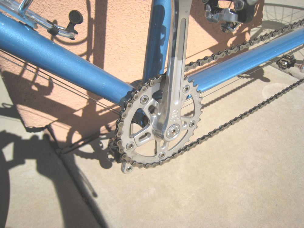 Closeup of Sugino Cranks